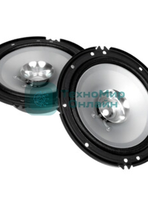 Колонки автомобильные Kenwood KFC-S1656 330Вт 87дБ 4Ом 16см (6.5дюйм) (ком.:2кол.) коаксиальные двухполосные