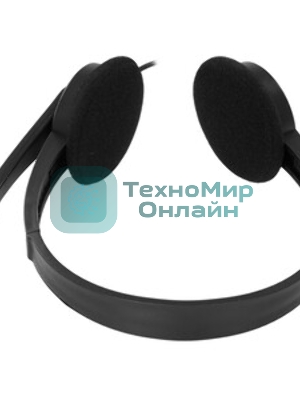 Гарнитура Oklick HS-M600 чёрный, проводная, 3.5 мм