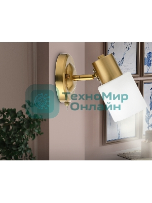 Светильник Ambrella light TR3967 BS/FR латунь/белый матовый  E27 max 40W 140*80*194