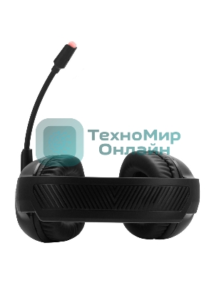 Гарнитура Oklick HS-L930G чёрный/синий, проводная, USB, подсветка