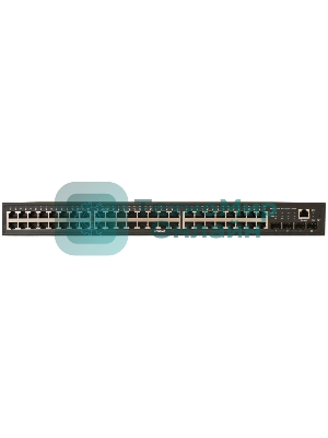 Коммутатор управляемый OSNOVO L2 PoE Gigabit Ethernet на 48 RJ45 PoE + 4*GE SFP, до 30W на порт, суммарно до 800W