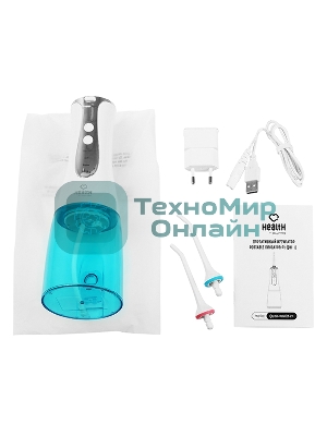 Портативный ирригатор полости рта Qumo Health Portable Irrigator P1 (QHI-1), белый, 320 мл., макс 890 кПа, Li-ion 1400 мА-ч