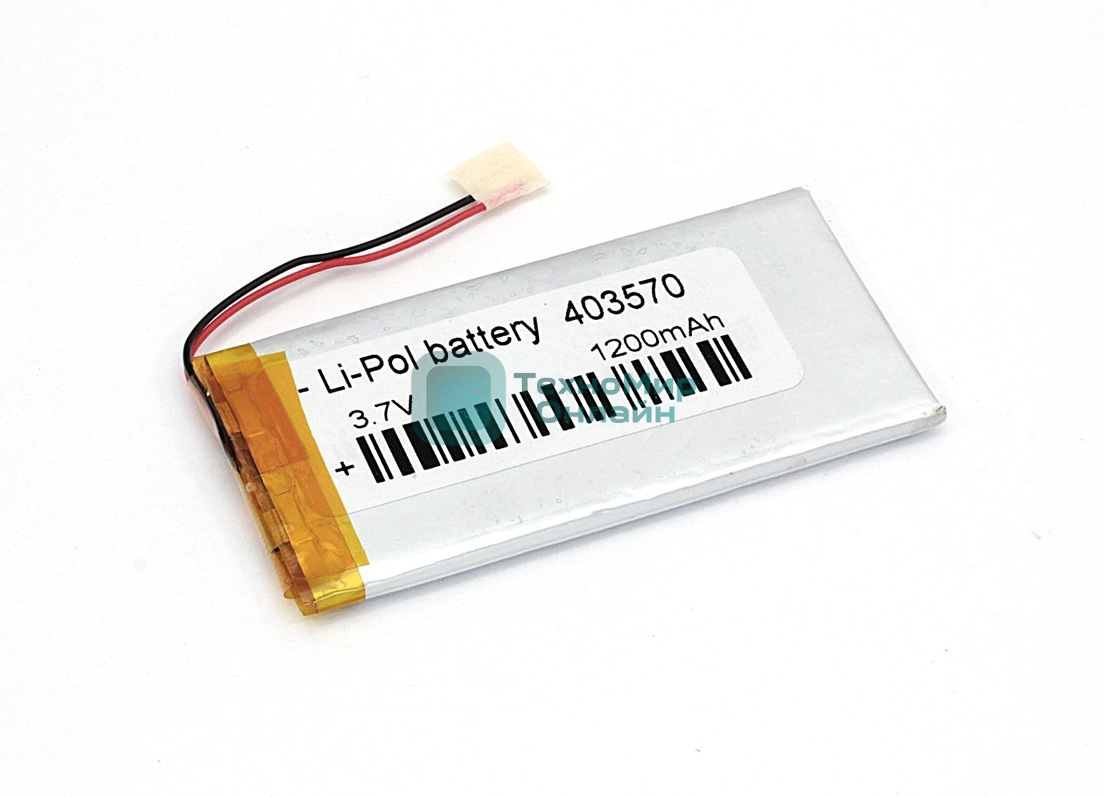 Аккумулятор Li-Pol (батарея) 4*35*70мм 2pin 3.7V/1000mAh