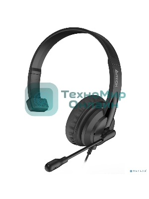 Гарнитура A4Tech HU-11 чёрный, проводная