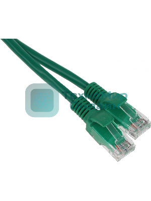 Патч-корд UTP Cablexpert cat.5e, 0.5м, литой, многожильный, зеленый