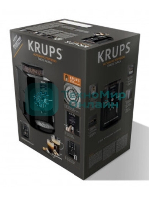 Кофемашина Krups Espresseria EA82F010 1450Вт черный/нержавеющая сталь