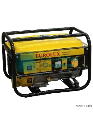 Электрогенератор бензиновый Eurolux G4000A, 3.3 кВт, 68 дБ, 39 кг