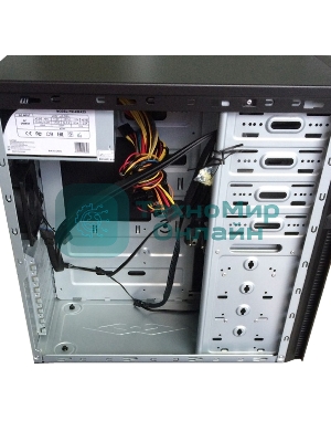 Компьютерный корпус Midi Tower Powerman/InWin BA833BK PM-600ATX-F U3.0*2+A(HD) Mid-ATX 6125674