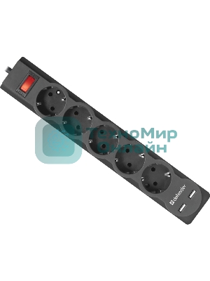 Сетевой фильтр Defender 5M DFS 755 5OUTL.