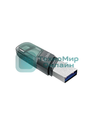 Флешка USB Sandisk 128Gb iXpand Flip SDIX90N-128G-GN6NE USB3.1 зеленый/серебристый