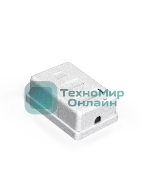 Розетка компьютерная внешняя ExeGate SM1-RJ45-C6 RJ-45 кат.6 UTP Krone/110