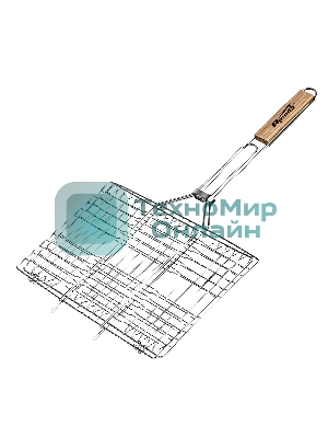 Решетка-гриль Sparta 220х340 мм, хромированная