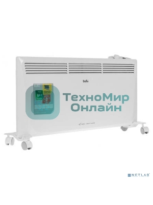 Конвектор электрический Ballu Enzo BEC/EZMR-2000 белый, 2000 Вт, 25 м2, термостат