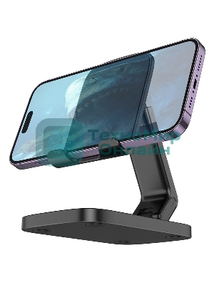 Настольный держатель для телефона Hoco HD8, складной, черный