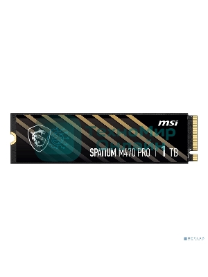 Накопитель SSD MSI M.2 2280 1Tb SPATIUM M470 PRO Client SSD S78-440L0J0-P83, PCIe Gen4x4 with NVMe