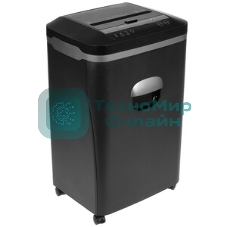Шредер Office Kit SA80 2x10 (секр.P-5)/фрагменты/80лист./20лтр./скрепки/скобы/пл.карты/CD