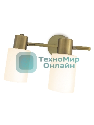 Светильник Ambrella light TR3969/2 BS/FR латунь/белый матовый  E27*2 max 40W 260*80*210