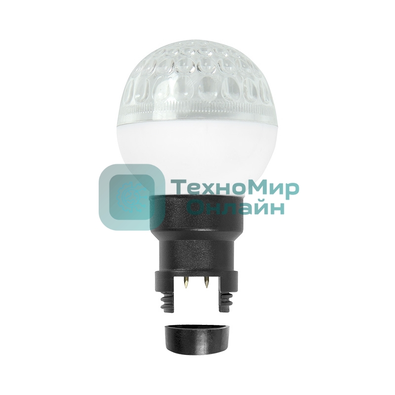 Лампа LED строб вместе с патроном для белт-лайта Ø50мм белая