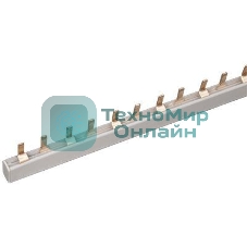 Шина соединительная типа IEK YNS21-2-063PIN (штырь) 2Р 63А (дл.1м) IEK