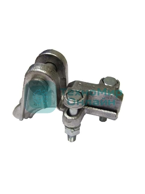 Зажим болтовой НБ-2-6А (НБ-2-6Б) (2-х болт.) Электрофарфор 00002015