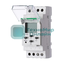 Реле времени PCZ-521 (1канал-125пар вкл./выкл. сут./нед. циклы 24-264В AC/DC 16А 1перекл. IP20 монтаж на DIN-рейке) F&F EA02.002.001