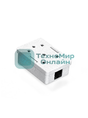 Розетка компьютерная внешняя ExeGate SM1-RJ45-C6 RJ-45 кат.6 UTP Krone/110