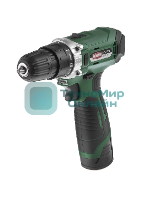 Дрель-шуруповерт Haммer ACD12CS, 12 В, 1,5 Ач, 26 Нм, щеточный