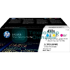 Картридж лазерный комплект HP 410X (CF252XM) голубой/пурпурный/желтый для HP Color LaserJet Pro M377/M452