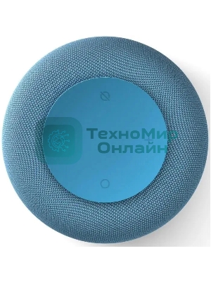 Умная колонка VK Капсула Мини, 5Вт, компактная, 1 динамик, Маруся, LED-часы, Wi-Fi, Bluetooth, морской синий