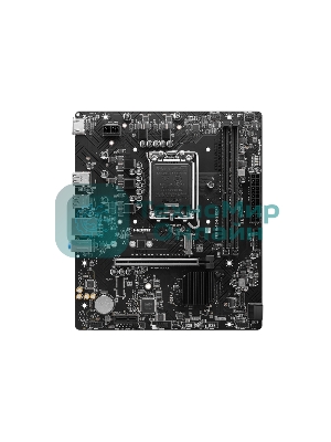 Материнская плата MSI PRO H610M-S DDR4, LGA 1700, Intel H610, 2xDDR4, 2xSATA, 1xM.2, 1xPCIe 4.0 x16, 1xPCIe 3.0 x1, 1xHDMI, 1x1Gb LAN, 4xUSB 2.0, 2xUSB 3.2 Gen 1, 3x3.5 мм, 7.1, Micro-ATX
