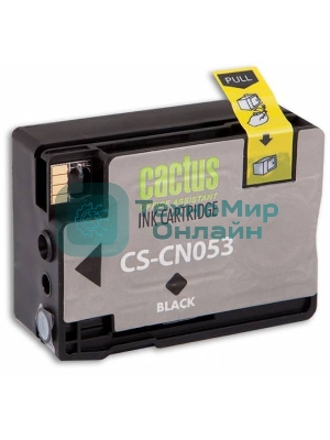 Картридж струйный Cactus CS-CN053 №932XL черный (40 мл) для HP OfficeJet 6600