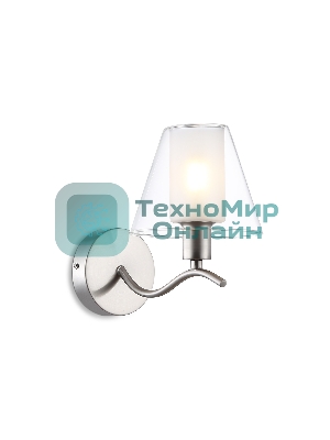 Настенный светильник Ambrella light LH57085 SN/FR никель/белый матовый E14 max 40W 230*140*200