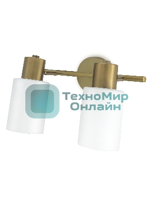 Светильник Ambrella light TR3969/2 BS/FR латунь/белый матовый  E27*2 max 40W 260*80*210