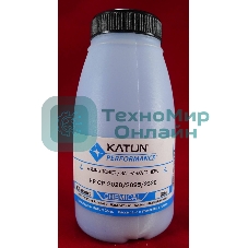 Тонер HP CP2020/2025/CM2320 Cyan, химический (фл.80г.) Katun фас. России