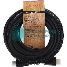 Кабель цифровой TV-COM HDMI19M to HDMI19M, V1.4+3D, 7.5m CG150S-7.5M