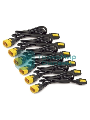 Кабель Патч-корд APC AP8704S-WW C14-C13 1.22м черный ПВХ (уп.:6шт)