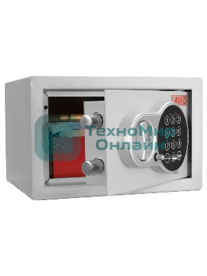 Сейф AIKO Т-17 EL (Внешние размеры:170х260х252 мм, Вес:4 кг)