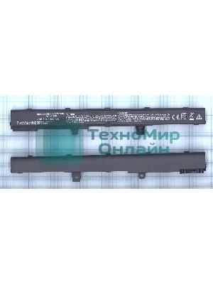 Аккумуляторная батарея для ноутбука Asus X441CA X551CA 14.8V 2600mAh OEM черный
