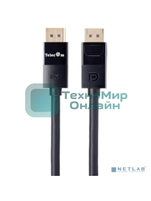 Кабель соединительный Telecom TCG755-1.5M DP-DP 1.4V 8K@60Hz 1.5м, медь