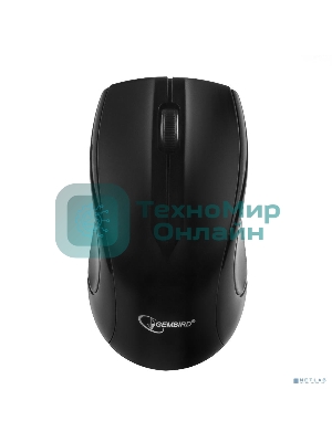 Мышь беспроводная Gembird MUSW-320 черный, 1000 dpi, радиоканал, USB, кнопки - 3