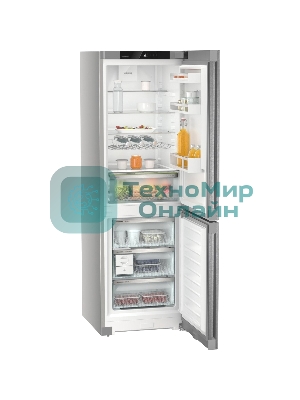 Холодильник Liebherr CNsdb 5223-22 001 серебристый двухкамерный 225/94л морозилка снизу, No Frost