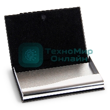 Визитница настольная Deli 7628 кожа искусственная, черный