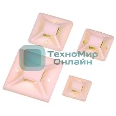 База монтажная самоклеющаяся Lanmaster TWT-CV-ATM20 (уп. 100 шт) белый