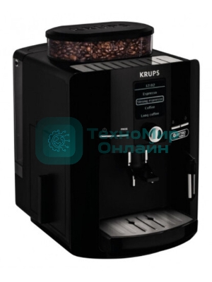 Кофемашина Krups Espresseria EA82F010 1450Вт черный/нержавеющая сталь