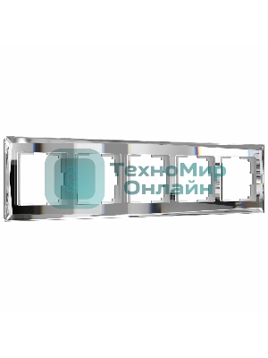 Рамка WERKEL на 5 постов (зеркальный) W0051220