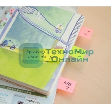 Закладки самоклеящиеся, индексы бумажные Stick`n 21129 25x76мм, 3 цвета в упаковке, 50 листов, европодвес