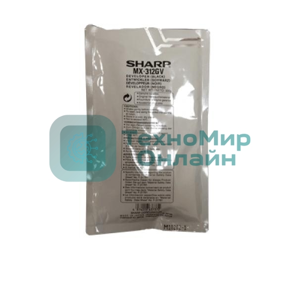 Девелопер Sharp MX312GV черный, 75000 стр., для AR-5726/5731/MX-M260/M264/M310/M314/M354