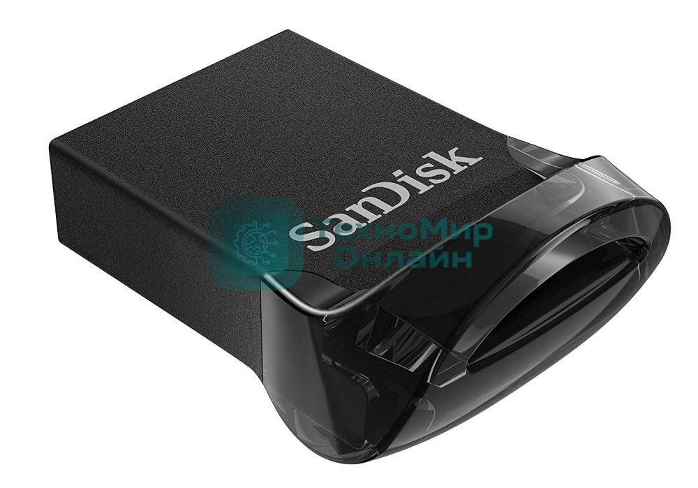 Флешка USB Sandisk CZ430 ULTRA FIT (SDCZ430-256G-G46), 256Gb, USB 3.1, R/W 130/40, черный
