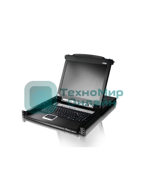 Коммутатор ATEN 16P CAT5 HIGH DENSITY DUAL RAIL LCD OVER IP 17INCH.