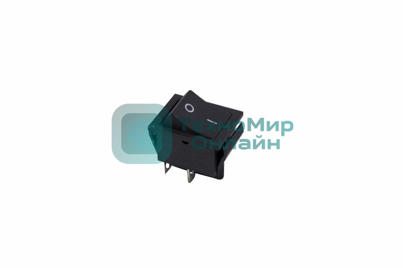 Выключатель клавишный Rexant 250V 15А (4с) ON-OFF черный
